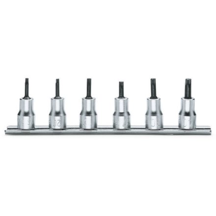 6 részes imbusz-dugókulcs készlet Torx®-csavarokhoz (910TX cikk) tartón - BETA 910TX/SB 6