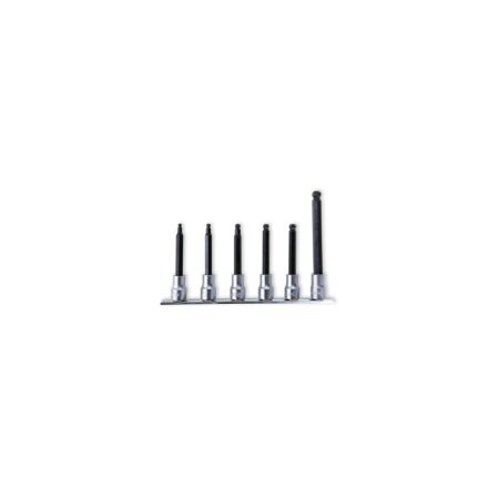 3/8" HATLAPFEJŰ KÜLSŐ és KÉSZLET, GÖMBÖLYŰ VÉGGEL - BETA 910BP/SB6L