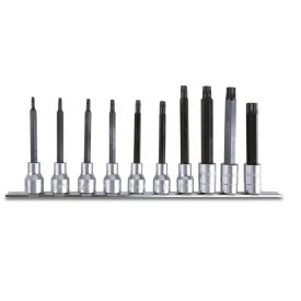 10 darabból álló szerszám hatszögű külső dugókulcs készlet (920TX/L cikk.) Torx® csavarokhoz tartóban - BETA 920TX/L SB 10