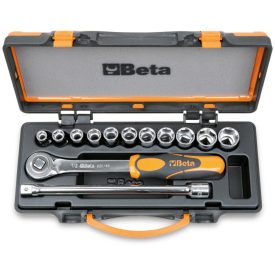 11 dugókulcs és 5 tartozék fémdobozban - BETA 920A/C 11