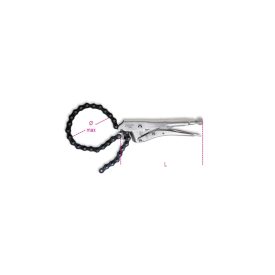 BETA 1064 – láncos önzáró fogó, krómozott 230 mm