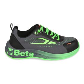 BETA 7341V – 37-es RENEGADE ellenálló, szellőző szőtt vászoncipő zöld betétekkel BETA 7341V 37