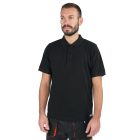 BETA 7552N – M - Három gombos pólóing, piqué pamut, 200 g/m2, fekete BETA 7552N M