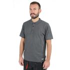 BETA 7552G – XS - Három gombos pólóing, pamut, 200 g/m2, melanzs szürke BETA 7552G XS