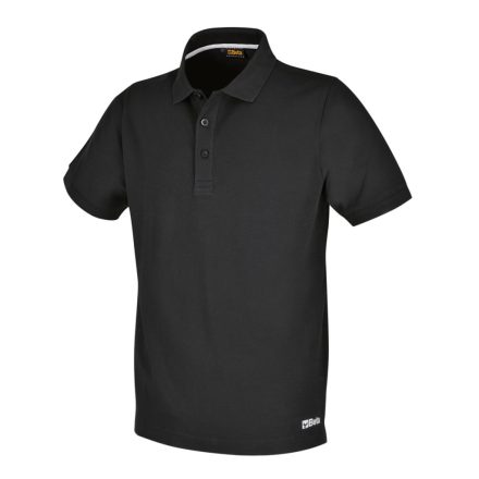 BETA 7552G – L - Három gombos pólóing, pamut, 200 g/m2, melanzs szürke BETA 7552G L
