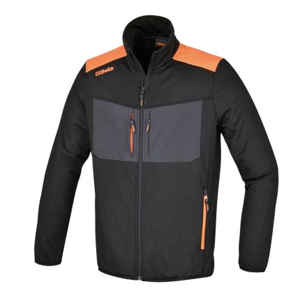 BETA 7564N – XS - Szellőző elasztikus polárdzseki, sokzsebes, fekete BETA 7564N XS