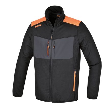 BETA 7564N – XXL - Szellőző elasztikus polárdzseki, sokzsebes, fekete BETA 7564N XXL