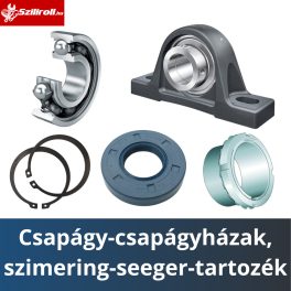 Csapágyak-Csapágyházak-Tartozékok