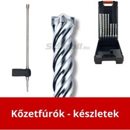 Kőzetfúrók - készletek