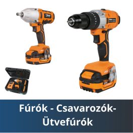 Fúrók - Csavarozók- Ütvefúrók