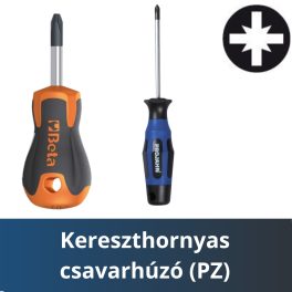 Kereszthornyas csavarhúzó (PZ)