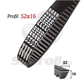 52x16-os profil