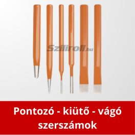 Pontozó - kiütő - vágó szerszámok