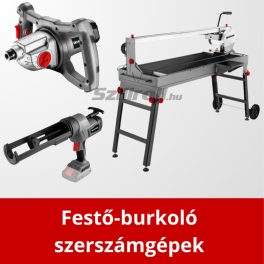 Festő - burkoló szerszámgépek