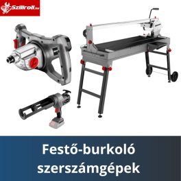 Festő - burkoló szerszámgépek