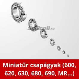 Miniatűr golyóscsapágyak