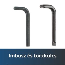 Imbusz és torxkulcs