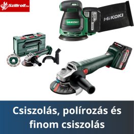 Saroksziszolók és csiszoló gépek
