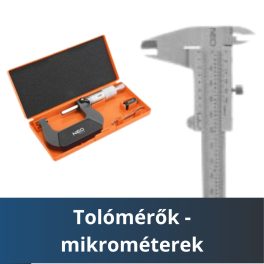 Tolómérők - mikrométerek