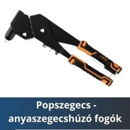 Popszegecs - anyaszegecshúzó fogók