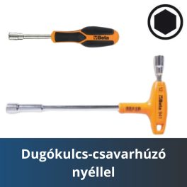 Dugókulcs-csavarhúzó nyéllel