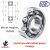 689 EZO miniatűr golyóscsapágy 9×17×4 mm