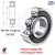 SS6302 2RS EZO rozsdamentes golyóscsapágy 15×42×13 mm
