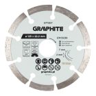 Gyémánt vágókorong 125x22.2mm, szegmenses, száraz