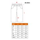 Rövid munkásnadrág övvel, PREMIUM, 62% pamut, 35% polyester, 3% elastane, S