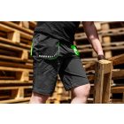 Rövid munkásnadrág, PRÉMIUM, 90% POLIAMID 10%ELASZTÁN, 4 IRÁNYÚ SZTRECCS ANYAG, FEKETE, XL