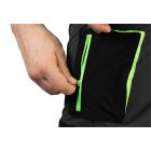 Rövid munkásnadrág, PRÉMIUM, 90% POLIAMID 10%ELASZTÁN, 4 IRÁNYÚ SZTRECCS ANYAG, FEKETE, XL