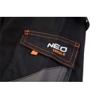 Karcsúsított(slim fit) Rövid munkásnadrág, 60% pamut, 37% polyester, 3% elastane, 285 g/m2, övvel, L