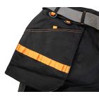 Karcsúsított(slim fit) Rövid munkásnadrág, 60% pamut, 37% polyester, 3% elastane, 285 g/m2, övvel, XXXL