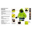 NEO TOOLS gtx-81-710-L – Láthatósági Munkavédelmi kabát, extrán szigetelt, sárga, L