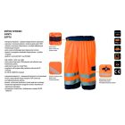 LÁTHATÓSÁGI HÁLÓS RÖVIDNADRÁG, NARANCSSÁRGA, S