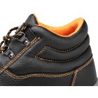 Munkavédelmi bakancs, S1 SRC, bőr acélbetétes, 43-as