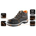 Munkavédelmi bakancs, S1 SRC, bőr acélbetétes, 43-as