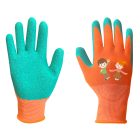 NEO TOOLS gtx-97-644-5 – Munkakesztyű, gyerek, latex bevonatú poliészter, 5. méret 9-11 éves korig