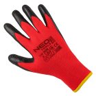 NEO TOOLS gtx-97-645-10 – Munkakesztyű, latexbevonatú poliészter, 3121X, 10, Csomagmennyiség: 12db