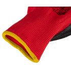 NEO TOOLS gtx-97-645-10 – Munkakesztyű, latexbevonatú poliészter, 3121X, 10, Csomagmennyiség: 12db