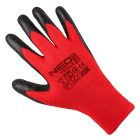 NEO TOOLS gtx-97-645-7 – Munkakesztyű, latexbevonatú poliészter, 3121X, 7, Csomagmennyiség: 12db