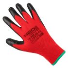 NEO TOOLS gtx-97-645-8 – Munkakesztyű, latexbevonatú poliészter, 3121X, 8, Csomagmennyiség: 12db