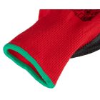 NEO TOOLS gtx-97-645-8 – Munkakesztyű, latexbevonatú poliészter, 3121X, 8, Csomagmennyiség: 12db