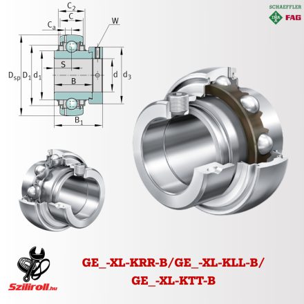 GE25-XL-KTT-B (INA) y-csapágy