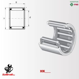 HK0306-TV-A (INA) lemezházas tűgörgős csapágy