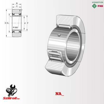 NA49/32-XL-C3 (INA) tűgörgős csapágy