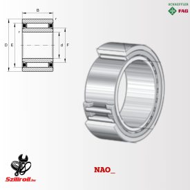 NAO12X24X13 (INA) tűgörgős csapágy, megmunkált