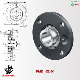   PME20-XL-N (INA) y-csapágyház egység (GRAE excenter feszítő gyűrűs csapággyal szerelt)