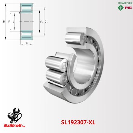SL192307 INA hengergörgős csapágy 35×80×31 mm