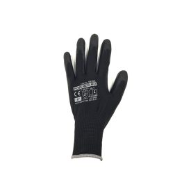 MODECO koe-59199 – Tenyéren és ujjvégeken mártott PU kesztyű méret:XXL (11)(12db/csom)